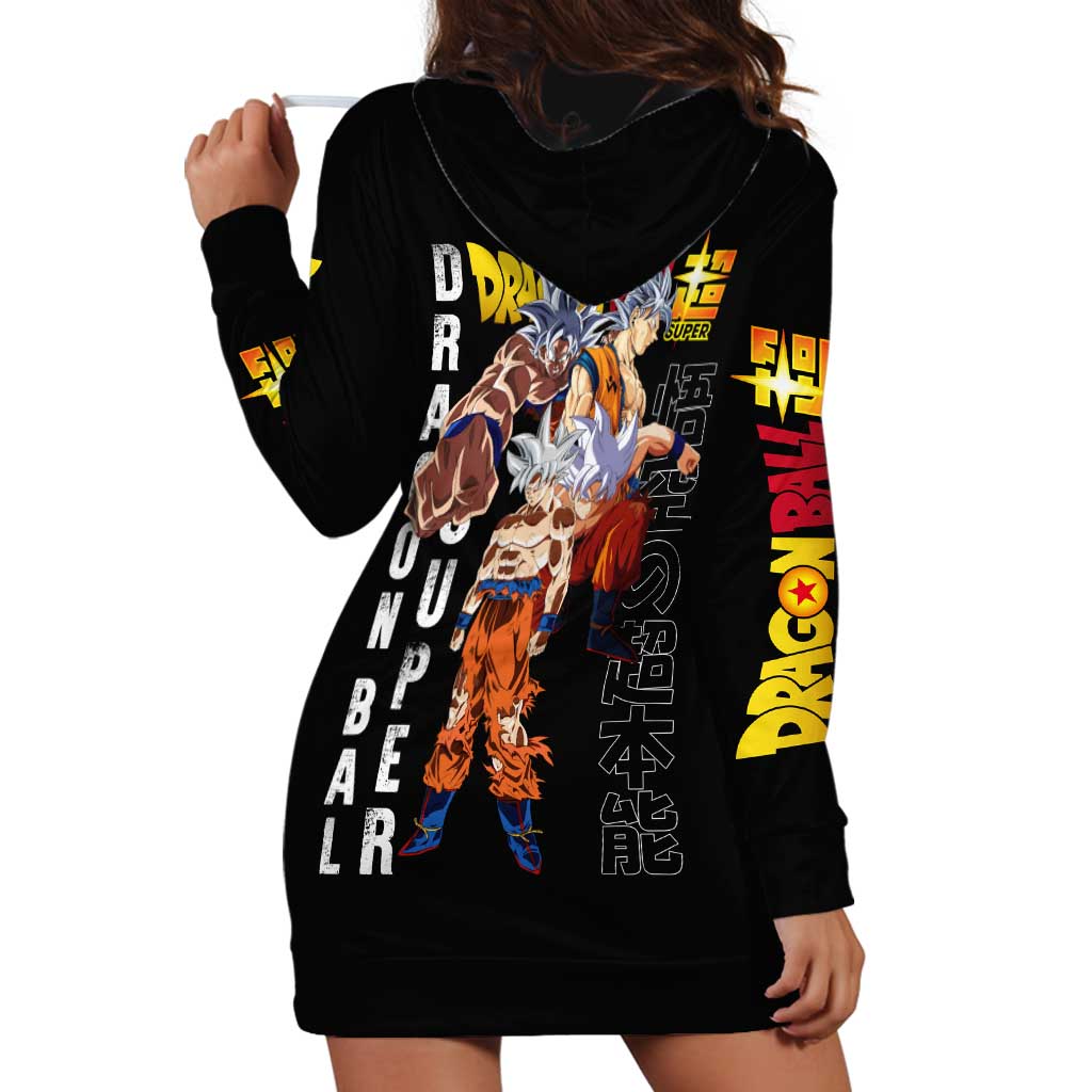 Goku Ultra Instinct - Dragon Ball Hoodie Dress Anime Style