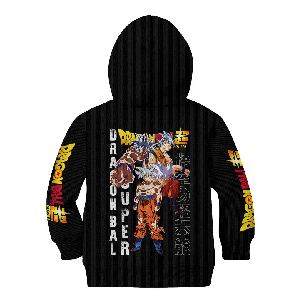 Goku Ultra Instinct - Dragon Ball Kid Hoodie Anime Style