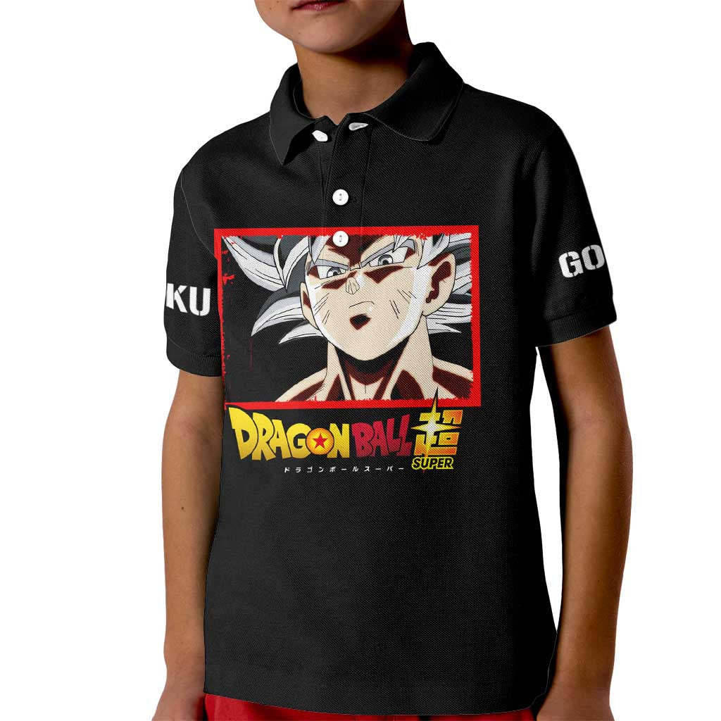 Goku Ultra Instinct - Dragon Ball Kid Polo Shirt Anime Style