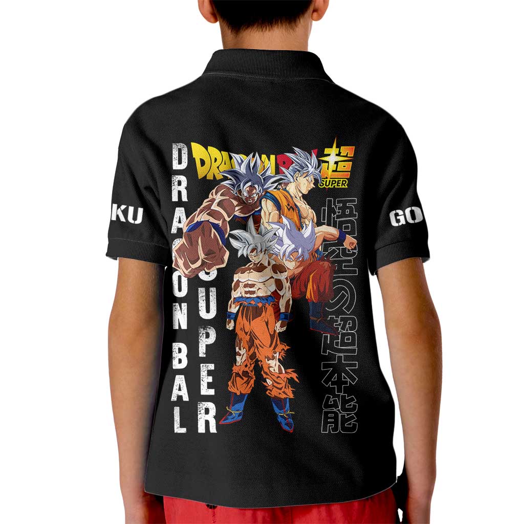 Goku Ultra Instinct - Dragon Ball Kid Polo Shirt Anime Style