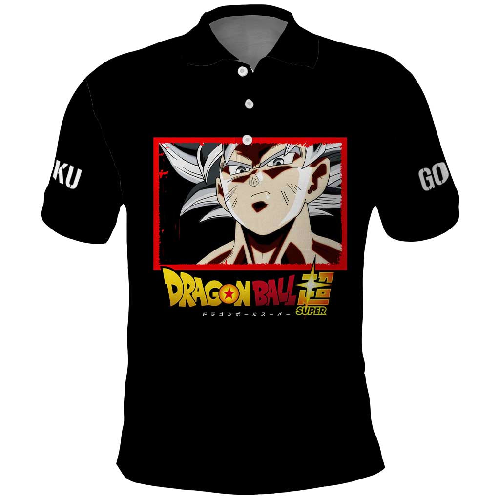 Goku Ultra Instinct - Dragon Ball Polo Shirt Anime Style