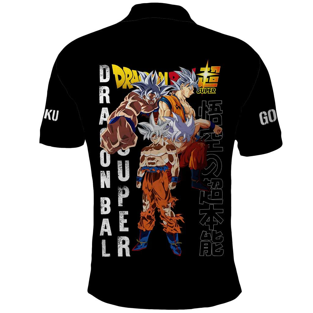 Goku Ultra Instinct - Dragon Ball Polo Shirt Anime Style