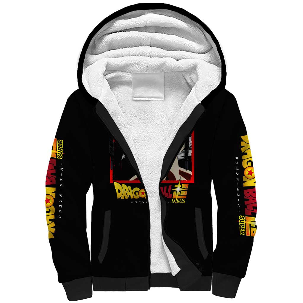 Goku Ultra Instinct - Dragon Ball Sherpa Hoodie Anime Style