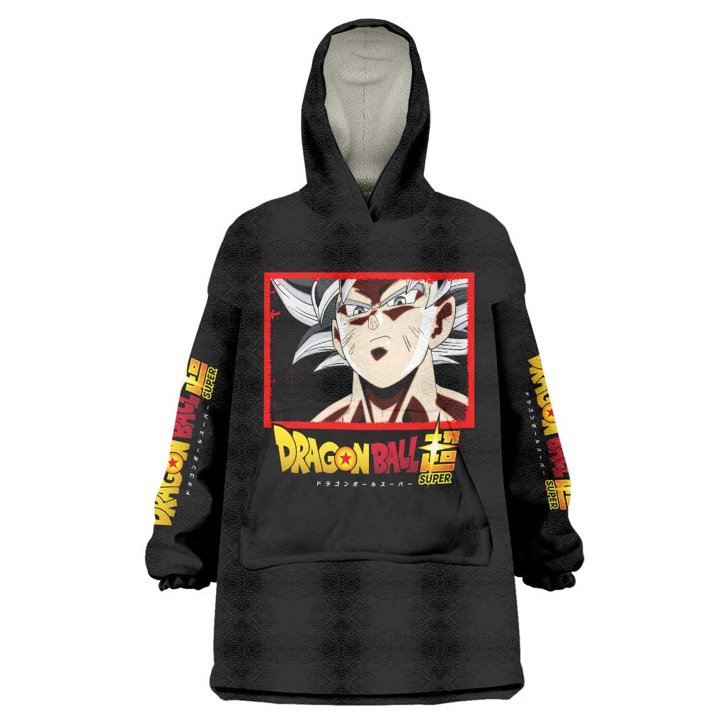 Goku Ultra Instinct - Dragon Ball Wearable Blanket Hoodie Anime Style