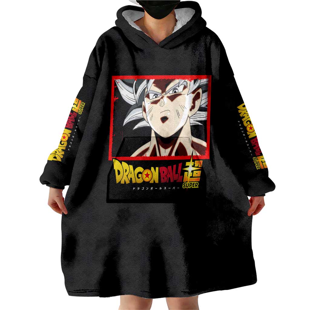 Goku Ultra Instinct - Dragon Ball Wearable Blanket Hoodie Anime Style