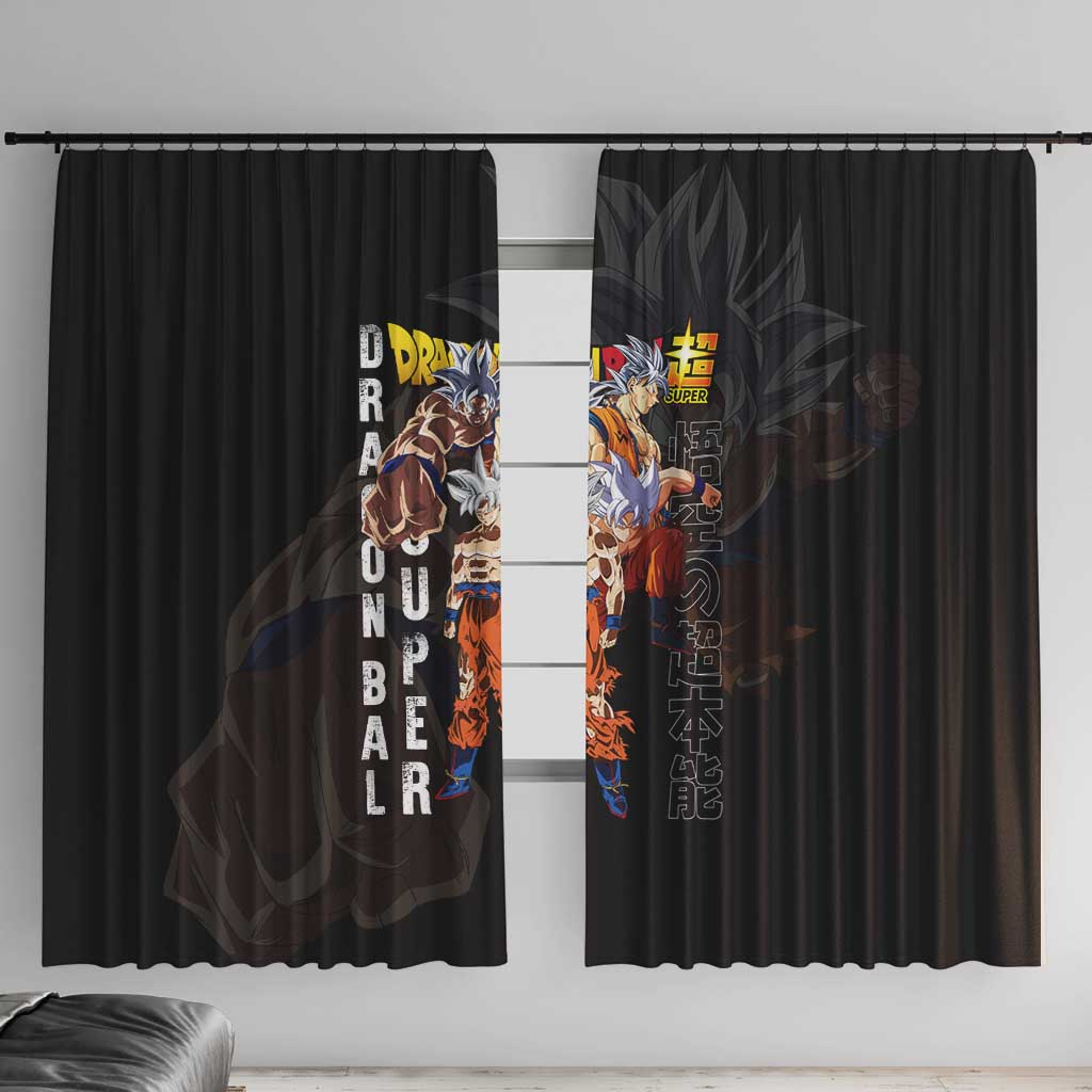 Goku Ultra Instinct - Dragon Ball Window Curtain Anime Style