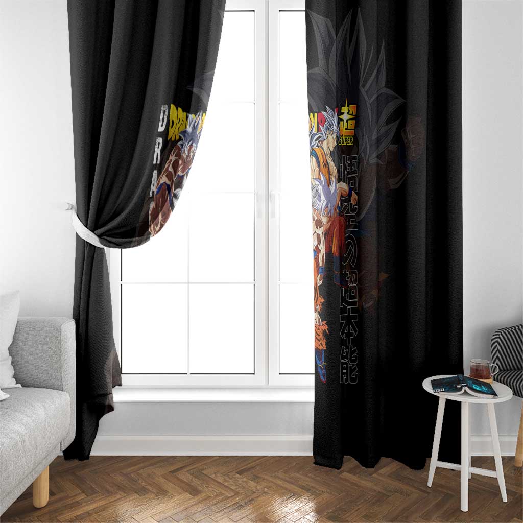Goku Ultra Instinct - Dragon Ball Window Curtain Anime Style