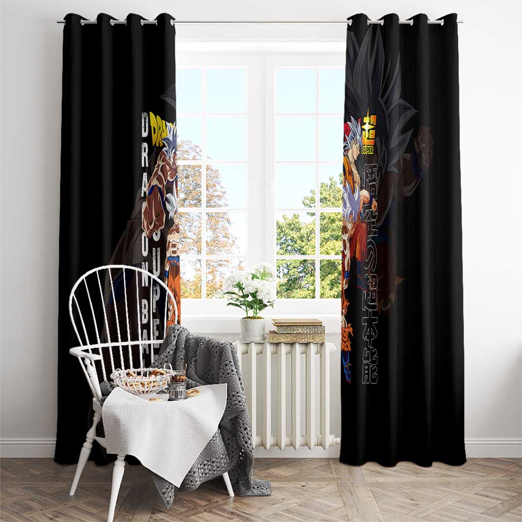 Goku Ultra Instinct - Dragon Ball Window Curtain Anime Style