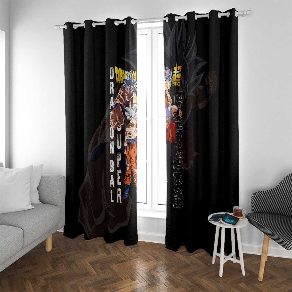 Goku Ultra Instinct - Dragon Ball Window Curtain Anime Style