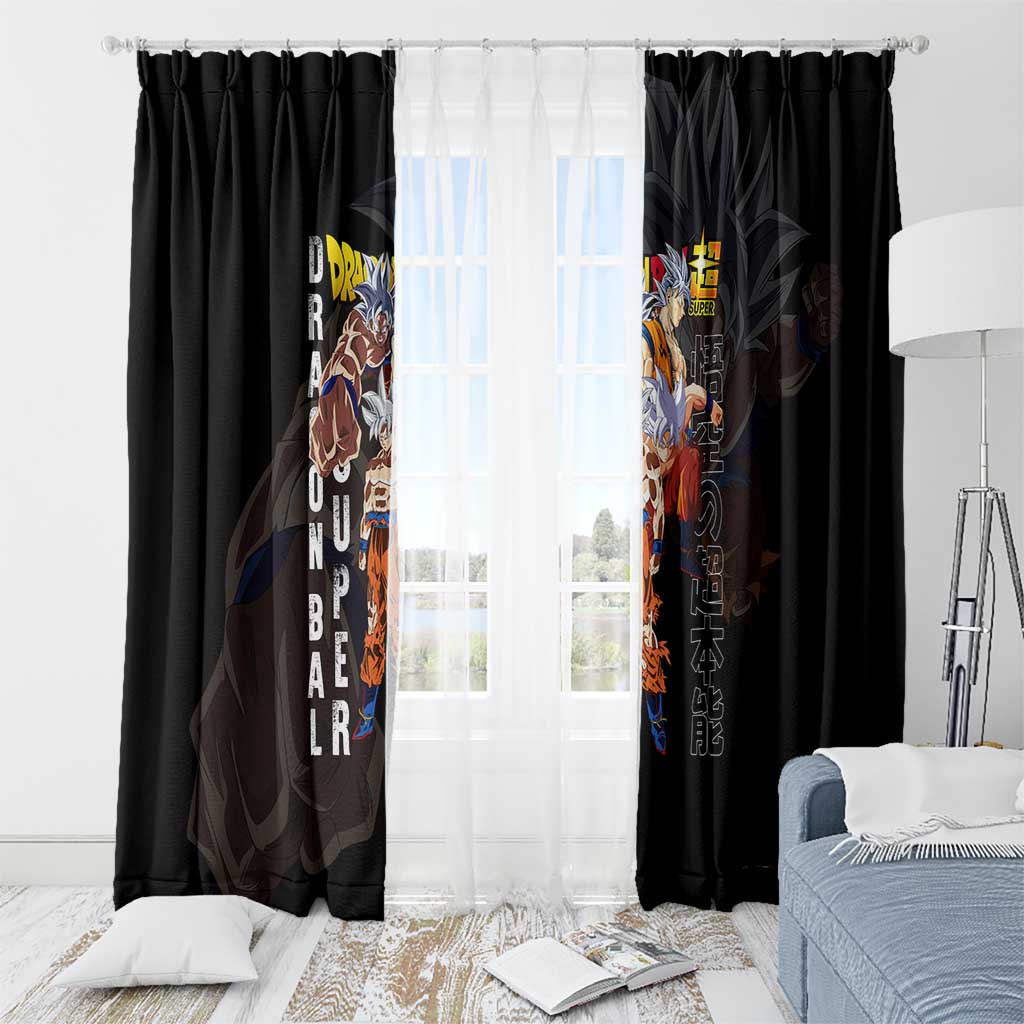 Goku Ultra Instinct - Dragon Ball Window Curtain Anime Style