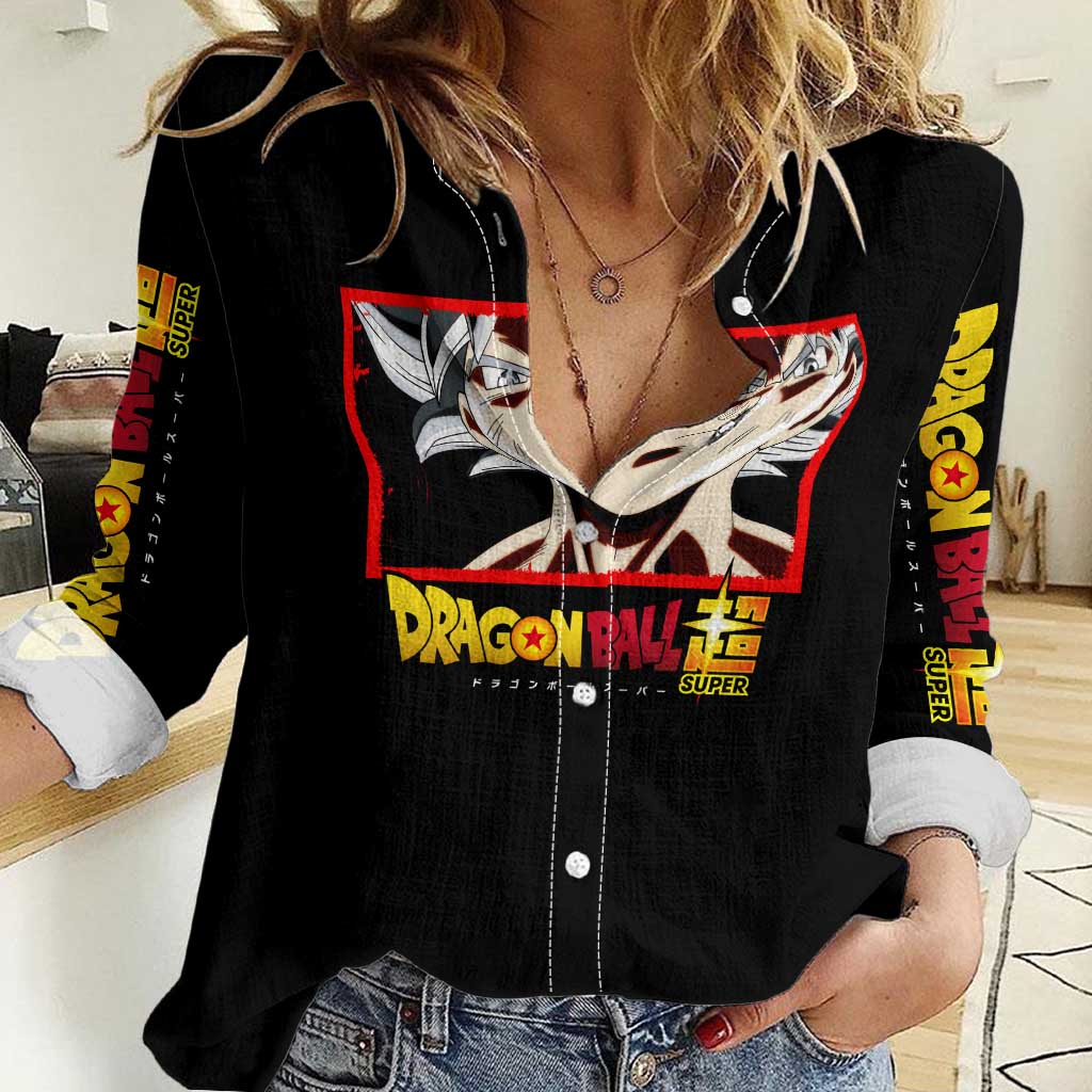 Goku Ultra Instinct - Dragon Ball Women Casual Shirt Anime Style
