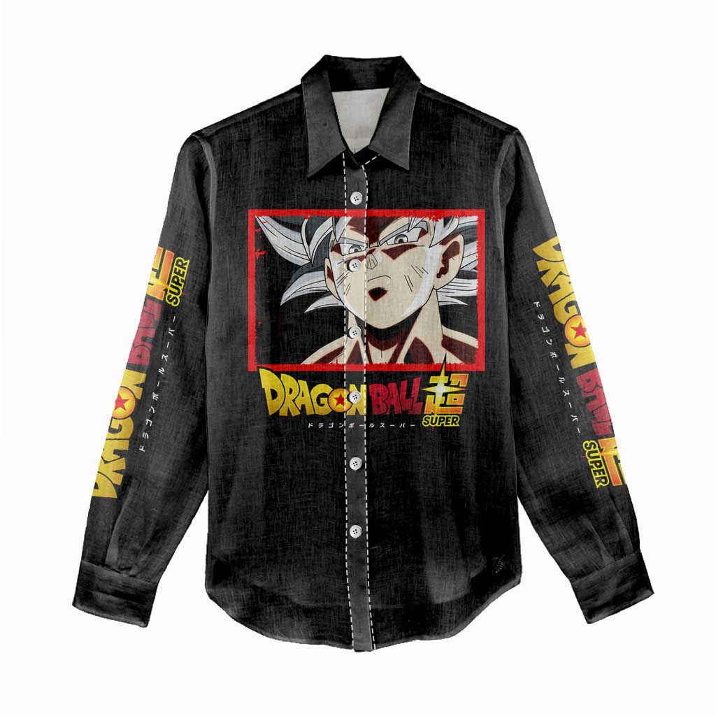 Goku Ultra Instinct - Dragon Ball Women Casual Shirt Anime Style