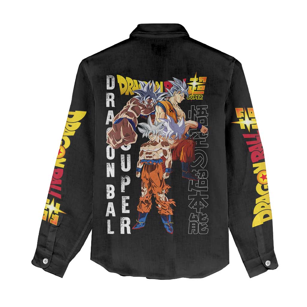 Goku Ultra Instinct - Dragon Ball Women Casual Shirt Anime Style