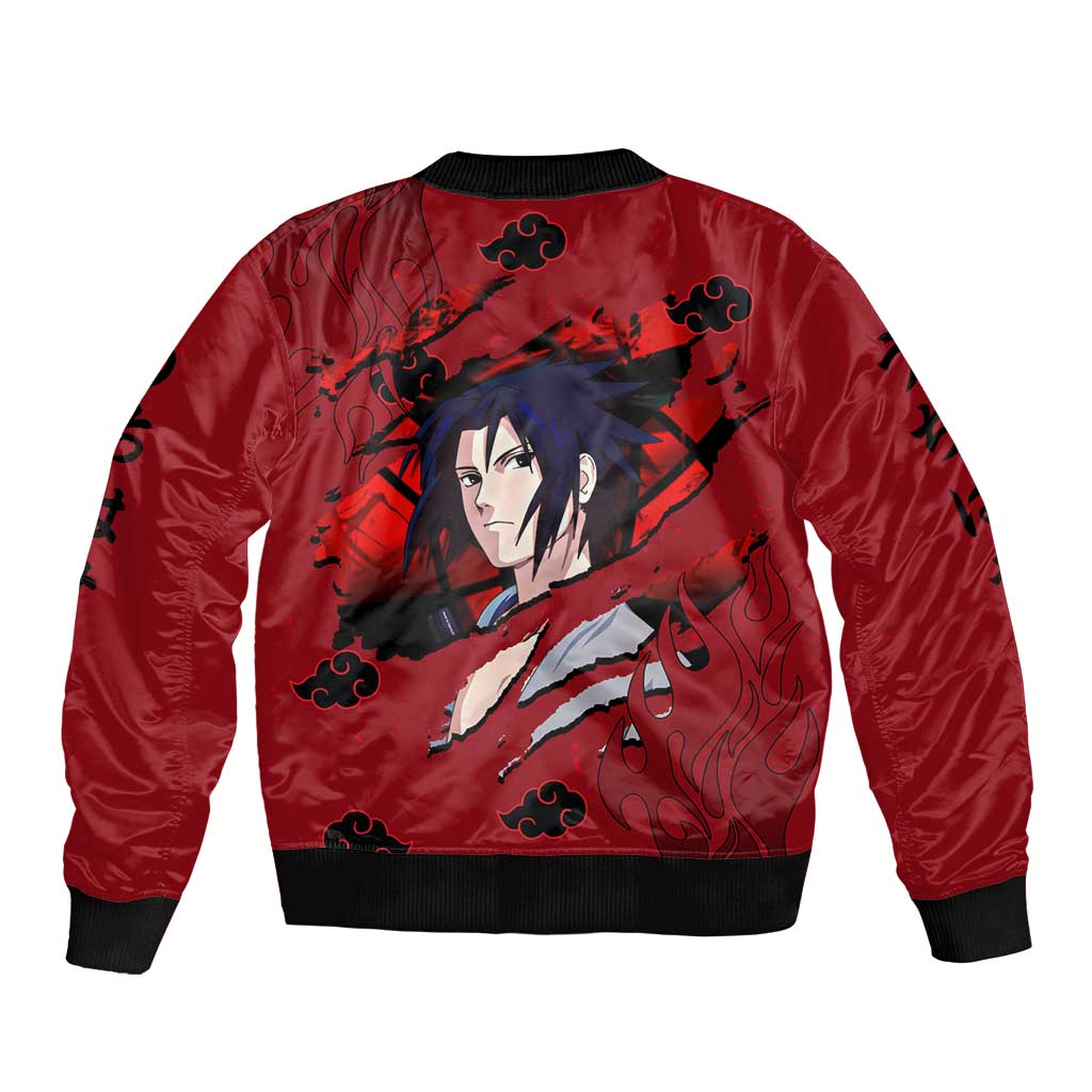 Uchiha Sasuke - Naruto Bomber Jacket Anime Style