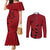 Uchiha Sasuke - Naruto Couples Matching Mermaid Dress and Long Sleeve Button Shirt Anime Style
