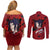 Uchiha Sasuke - Naruto Couples Matching Off Shoulder Short Dress and Long Sleeve Button Shirt Anime Style