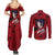 Uchiha Sasuke - Naruto Couples Matching Summer Maxi Dress and Long Sleeve Button Shirt Anime Style