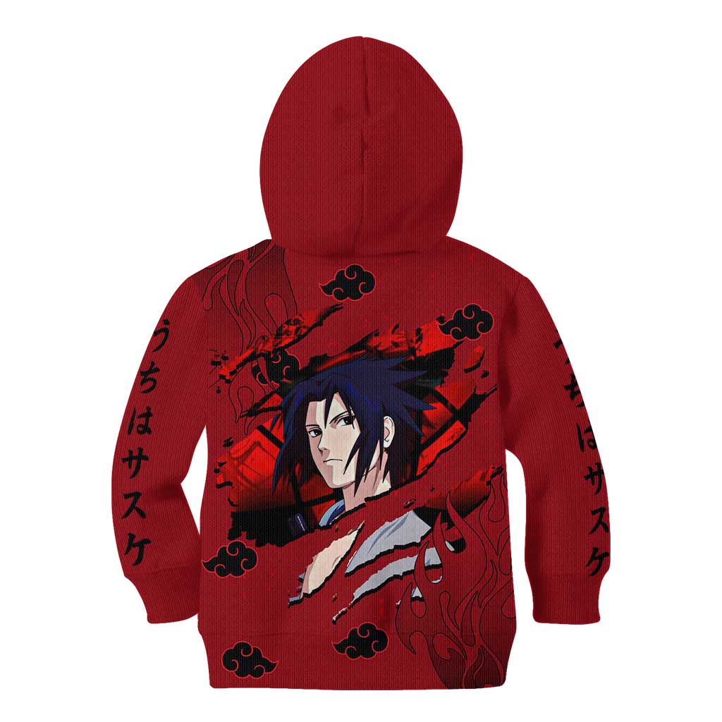 Uchiha Sasuke - Naruto Kid Hoodie Anime Style