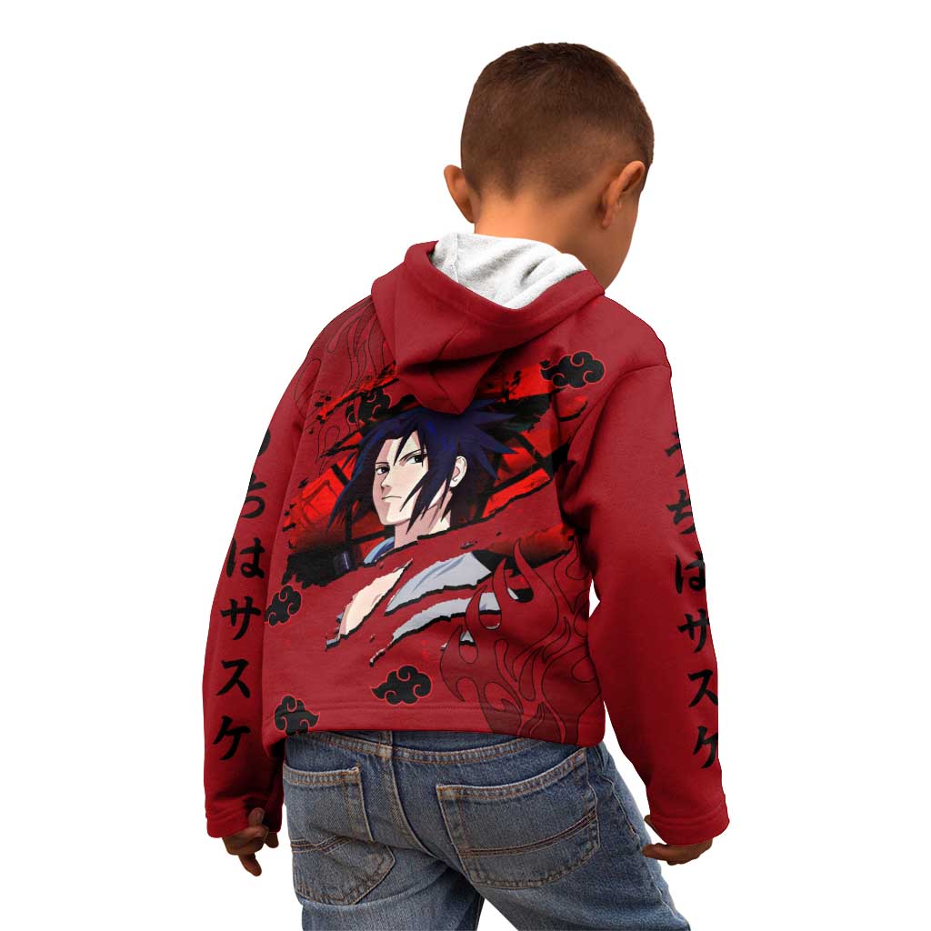Uchiha Sasuke - Naruto Kid Hoodie Anime Style