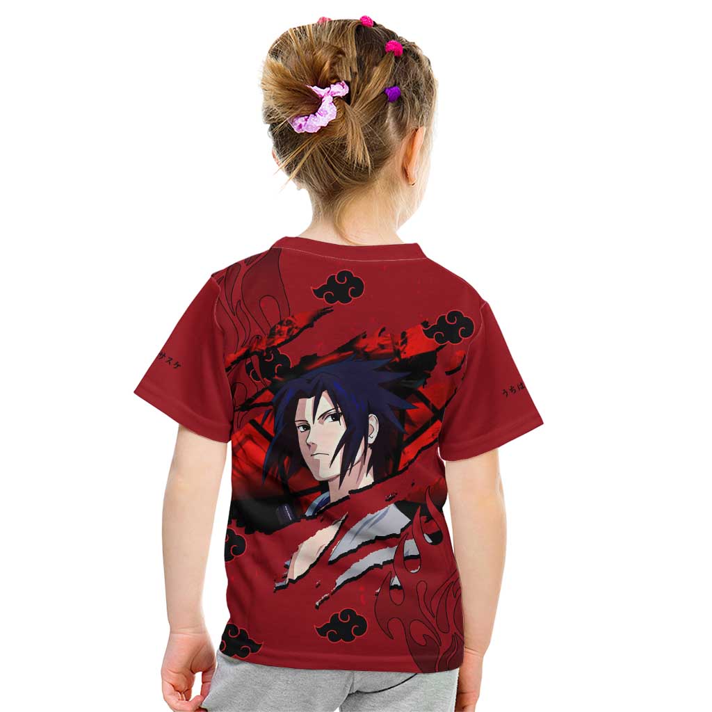 Uchiha Sasuke - Naruto Kid T Shirt Anime Style