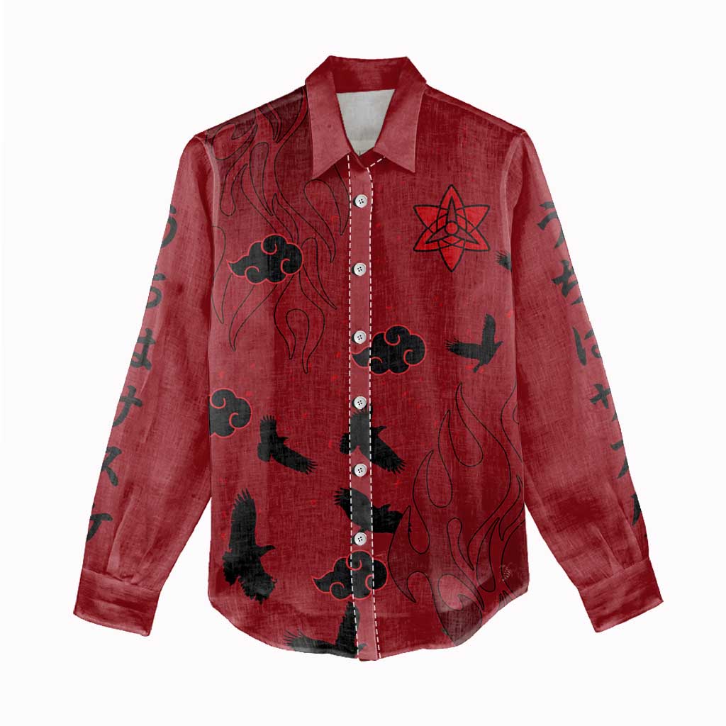 Uchiha Sasuke - Naruto Women Casual Shirt Anime Style