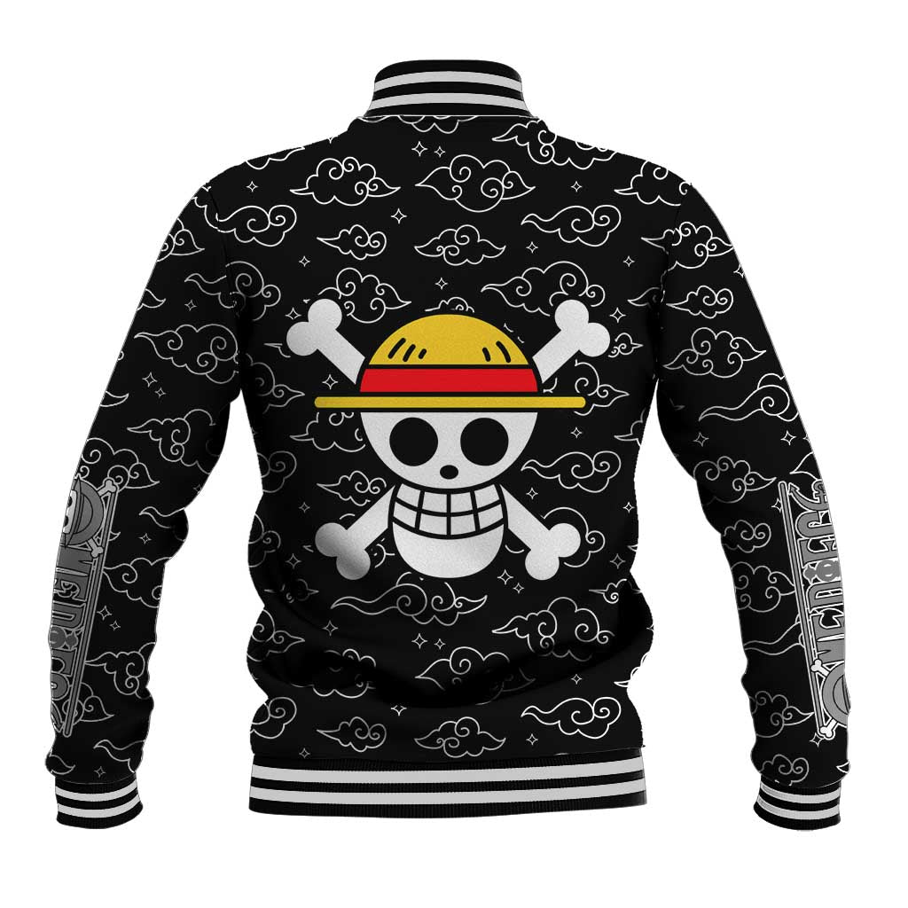 Luffy Gear 5th Nika White Hair - One Piece Baseball Jacket Anime Style