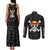 Luffy Gear 5th Nika White Hair - One Piece Couples Matching Tank Maxi Dress and Long Sleeve Button Shirt Anime Style