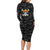 Luffy Gear 5th Nika White Hair - One Piece Family Matching Long Sleeve Bodycon Dress and Hawaiian Shirt Anime Style