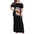 Luffy Gear 5th Nika White Hair - One Piece Family Matching Off Shoulder Maxi Dress and Hawaiian Shirt Anime Style