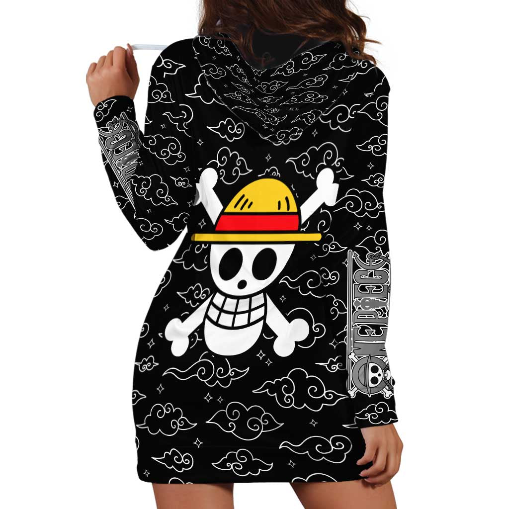 Luffy Gear 5th Nika White Hair - One Piece Hoodie Dress Anime Style