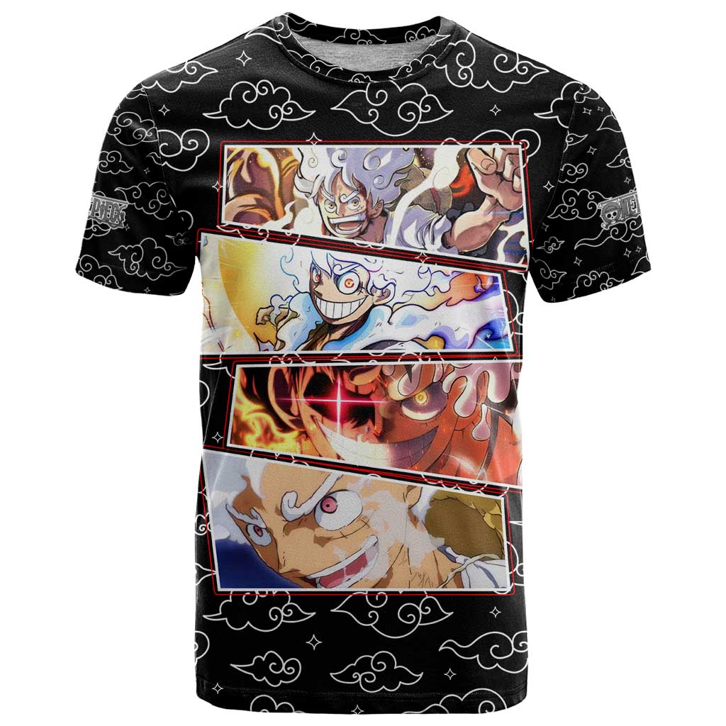 Luffy Gear 5th Nika White Hair - One Piece T Shirt Anime Style