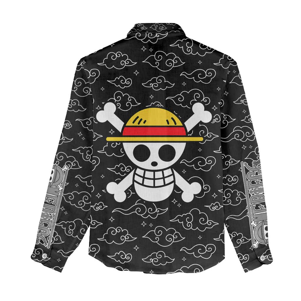 Luffy Gear 5th Nika White Hair - One Piece Women Casual Shirt Anime Style