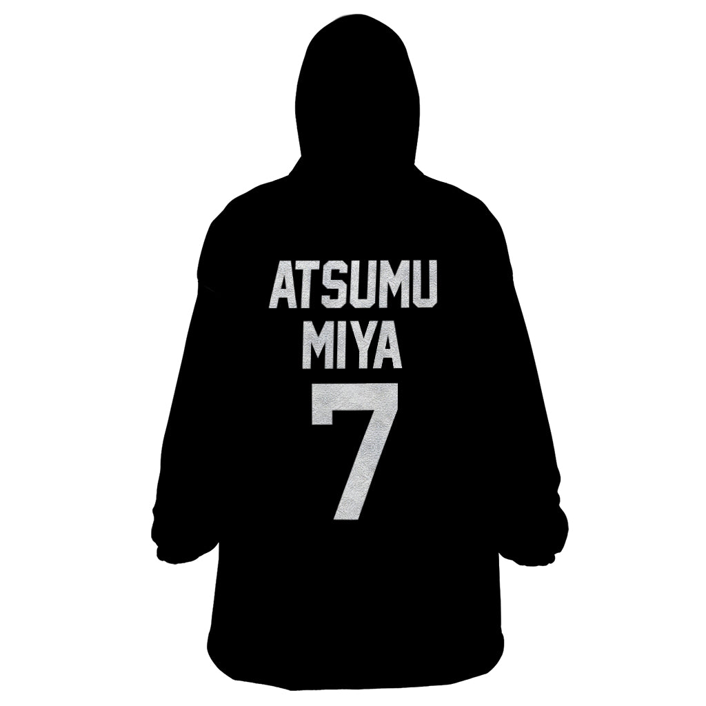 Inarizaki Atsumu Miya Wearable Blanket Hoodie Number 7 Anime