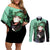 Tatsumaki Couples Matching Off Shoulder Short Dress and Long Sleeve Button Shirt Demon Slayer