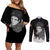Obito Uchiha Couples Matching Off Shoulder Short Dress and Long Sleeve Button Shirt Naruto