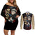 Black Bull Devil Asta - Anime Couples Matching Off Shoulder Short Dress and Long Sleeve Button Shirt Black Clover Anime