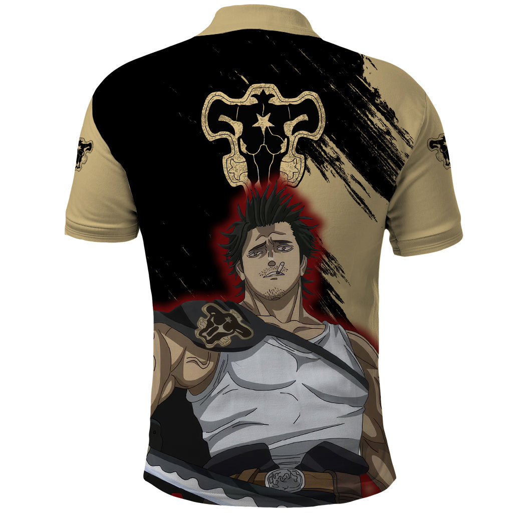 Black Bull Yami Sukehiro Polo Shirt Black Clover Anime