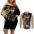 Black Bull Zora Ideale Couples Matching Off Shoulder Short Dress and Long Sleeve Button Shirt Black Clover Anime