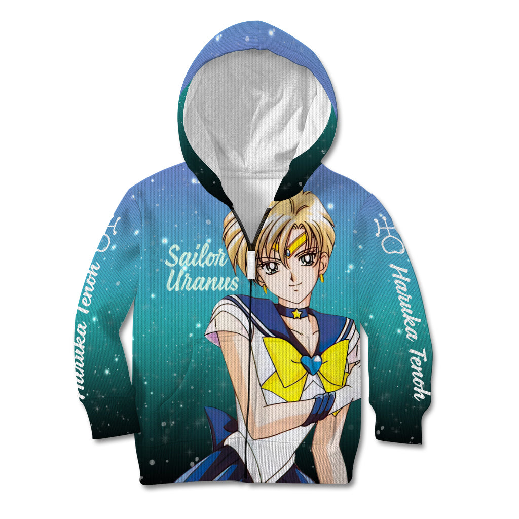 Haruka Tenoh Kid Hoodie Sailor Uranus Sailor Moon Anime