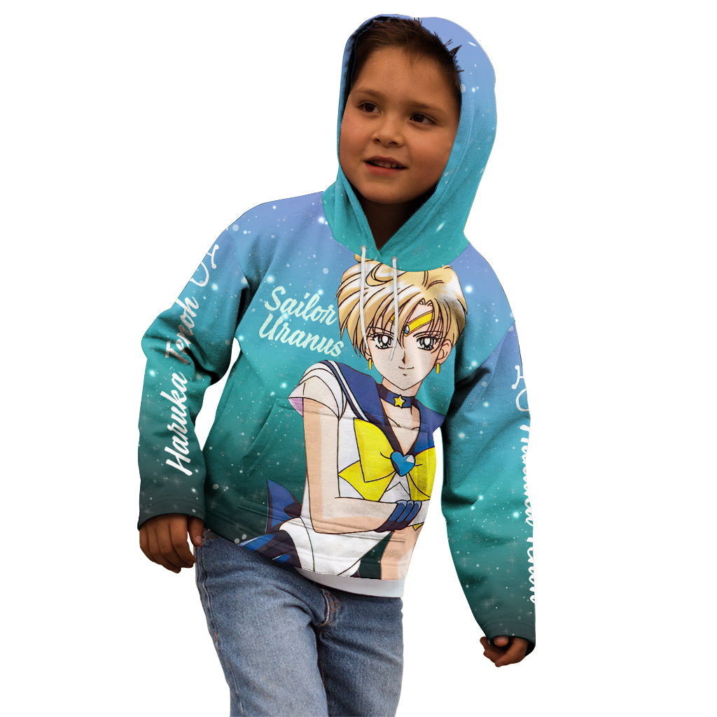 Haruka Tenoh Kid Hoodie Sailor Uranus Sailor Moon Anime
