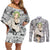 Sylphiette Mushoku Tensei Couples Matching Off Shoulder Short Dress and Long Sleeve Button Shirt Manga Mix Anime