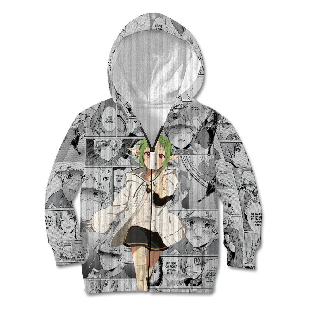 Sylphiette Mushoku Tensei Kid Hoodie Manga Mix Anime