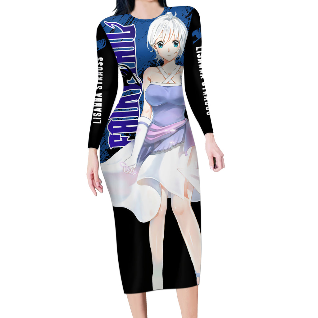 Lisanna Strauss Long Sleeve Bodycon Dress Fairy Tail