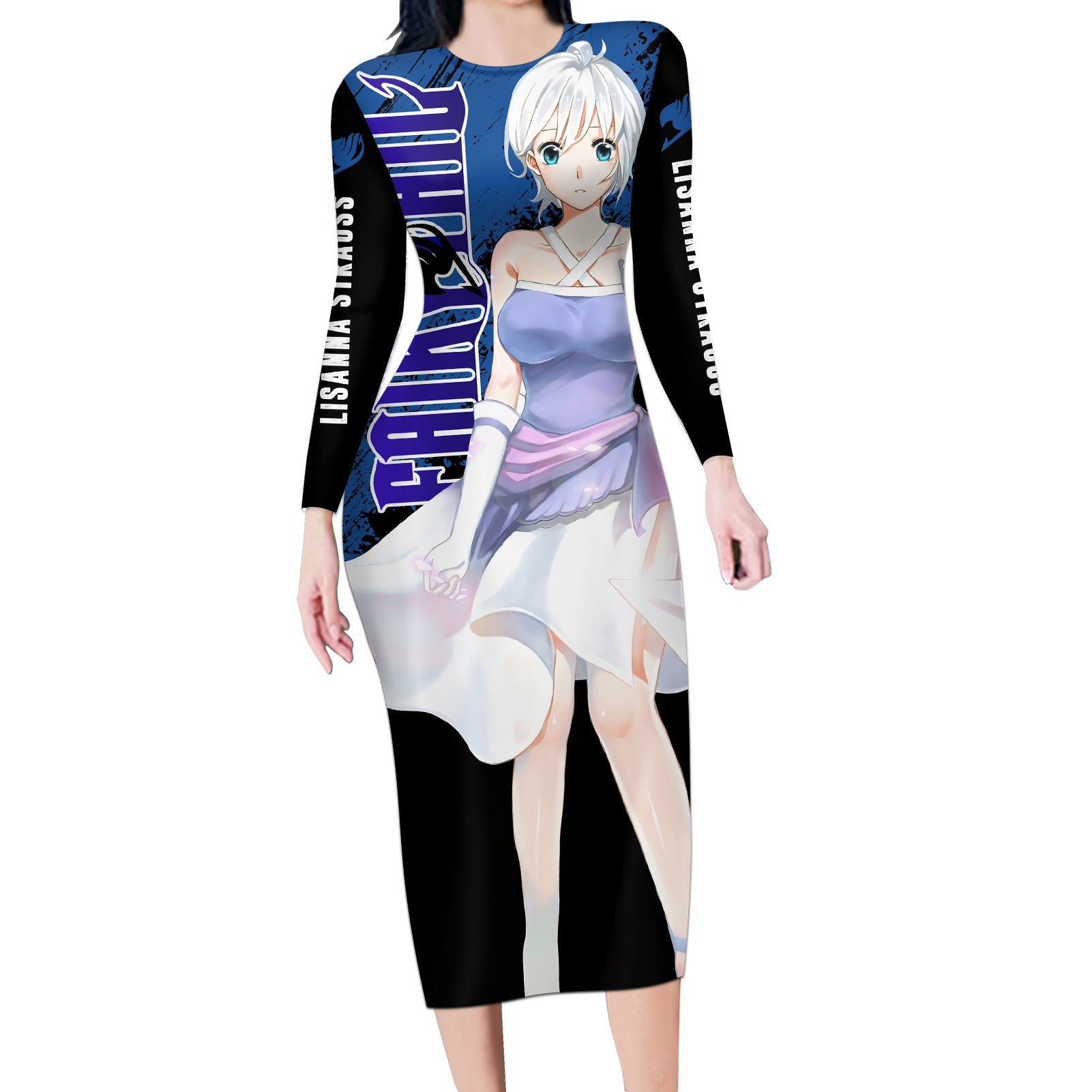 Lisanna Strauss Long Sleeve Bodycon Dress Fairy Tail