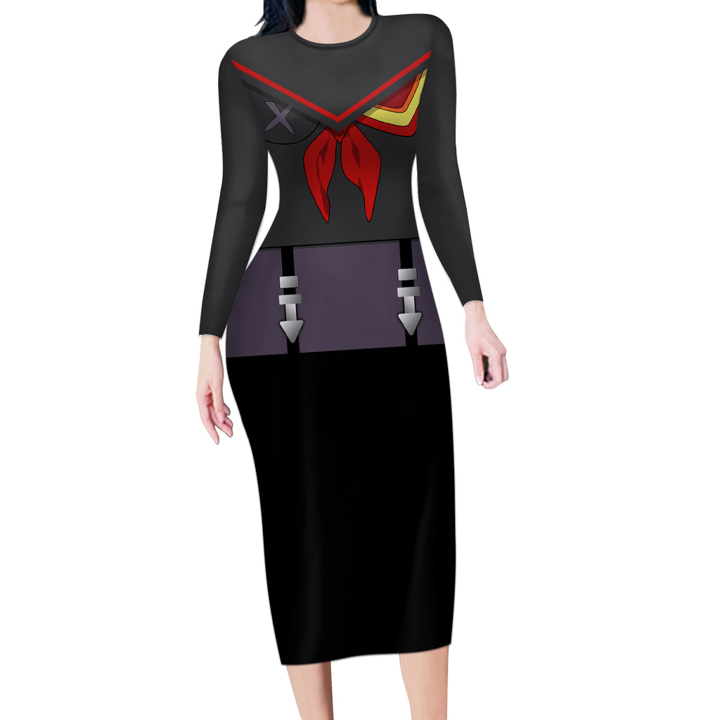 Ryuko Matoi Long Sleeve Bodycon Dress Kill la Kill