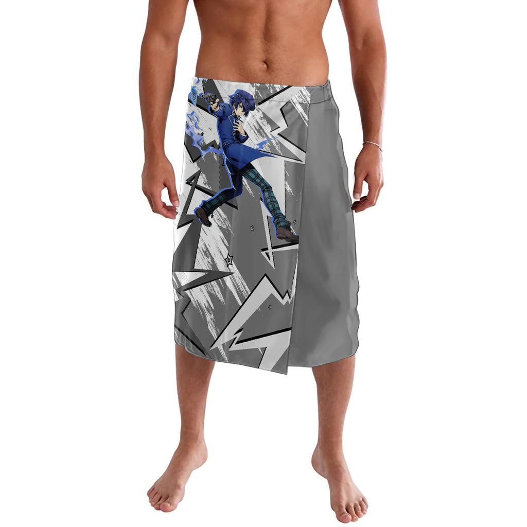 Naoto Shirogane Persona Lavalava Anime Mix Polygon Cyber Style