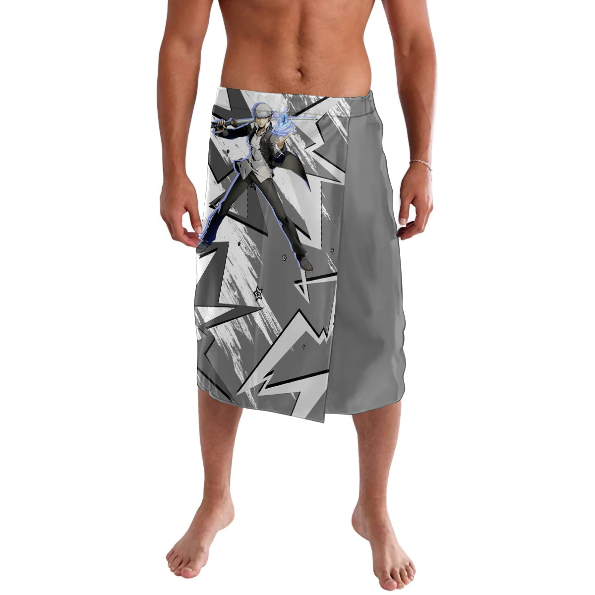 Yu Narukami Persona Lavalava Anime Mix Polygon Cyber Style
