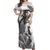 Ryuji Sakamoto Persona Off Shoulder Maxi Dress Anime Mix Polygon Cyber Style