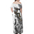 Yosuke Hanamura Persona Off Shoulder Maxi Dress Anime Mix Polygon Cyber Style