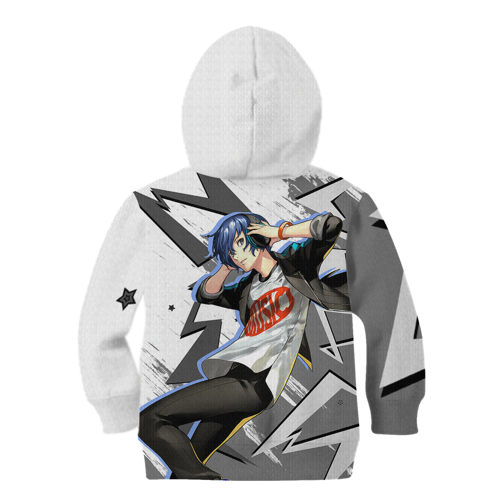 Makoto Yuki Kid Hoodie Anime Mix Polygon Cyber Style